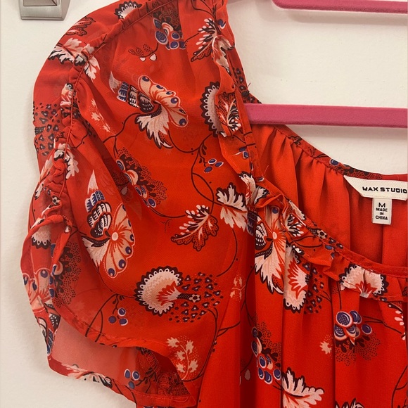 Max Studio Printed Blouse - Picture 4 of 5